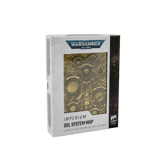 Warhammer 40,000 - Collectible Metal Map - Sol System-1256241