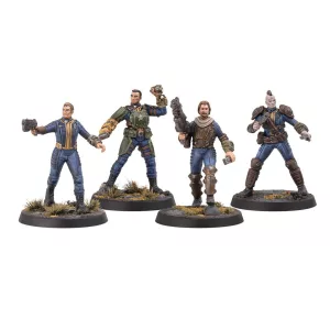 Fallout: Miniatures - Male Hero Vault Dwellers (Plastic) - EN-MUH1620201
