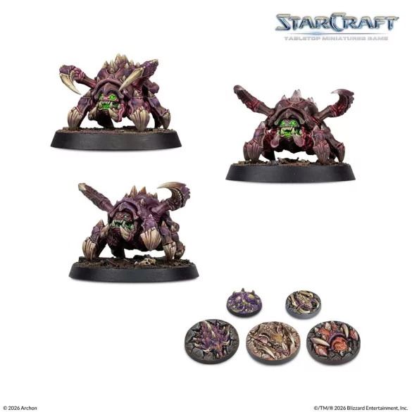 StarCraft® The Miniatures Game - Zerg Starter Set - EN-SCMG0005