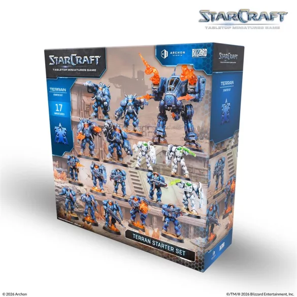 StarCraft® The Miniatures Game - Terran Starter Set - EN-SCMG0006