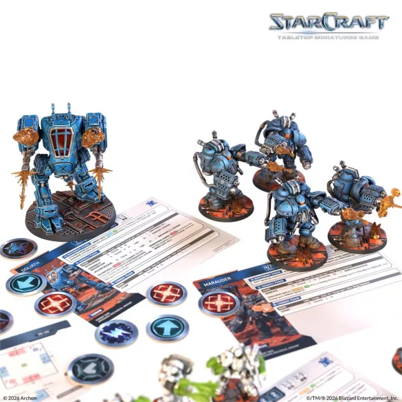 StarCraft® The Miniatures Game - Terran Starter Set - EN-SCMG0006