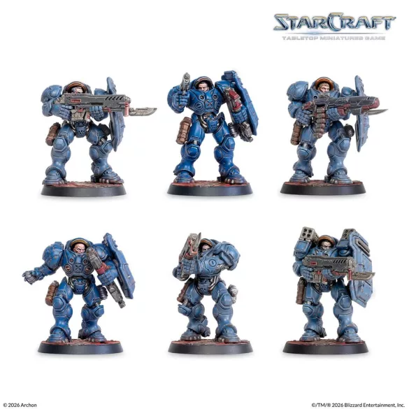 StarCraft® The Miniatures Game - Terran Starter Set - EN-SCMG0006