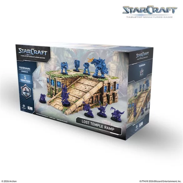 StarCraft® The Miniatures Game - Lost Temple Ramp - Terrain Expansion Set - EN-SCMG0036