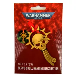   Warhammer 40,000 - Hanging Decoration - Servo Skull with Halo