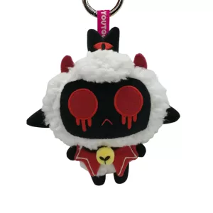 Cult of the Lamb - Youtooz Plush Keychain (5 Inch) - Possessed Lamb-POSSESSEDLAMBKEYCHAINPLUSH5IN