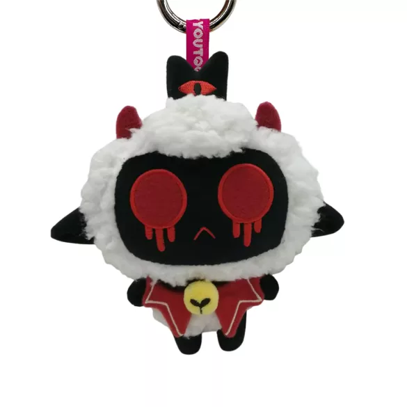 Cult of the Lamb - Youtooz Plush Keychain (5 Inch) - Possessed Lamb-POSSESSEDLAMBKEYCHAINPLUSH5IN