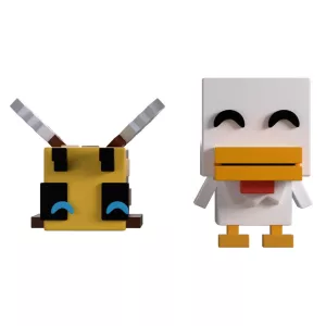 Minecraft - Youtooz Monitor Buddiez - Bee and Chicken-BEEANDCHICKENMONITORBUDDIEZ