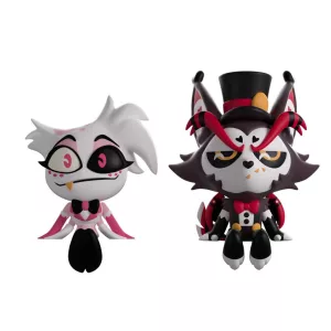 Hazbin Hotel - Youtooz Monitor Buddiez - Angel Dust and Husk-ANGELDUSTHUSKMONITORBUDDIEZ