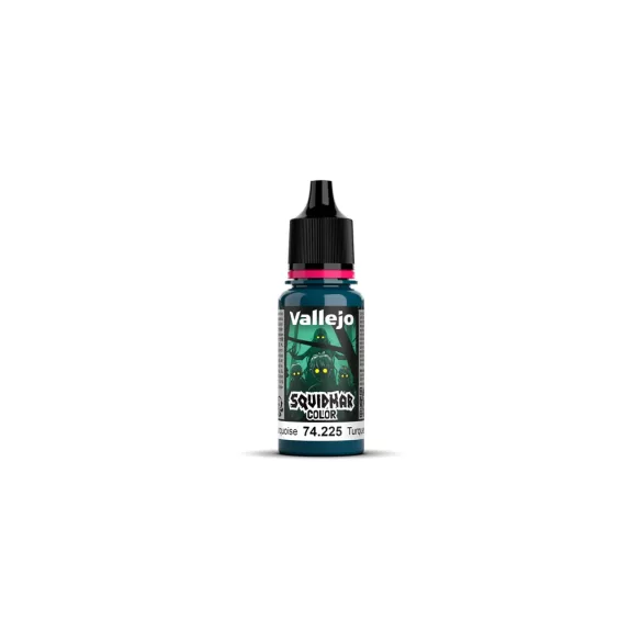 Vallejo - color - Squidmar Color 225 - Ghastly Turquoise 18 ml-74225