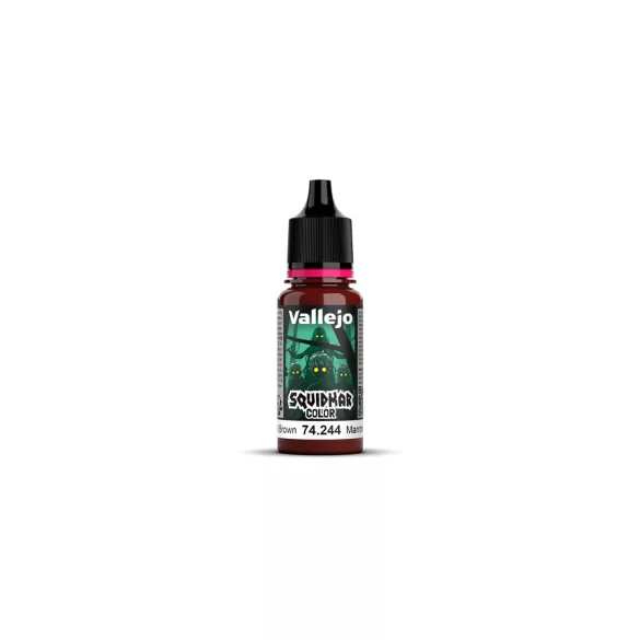 Vallejo - color - Squidmar Color 244 - Cult Brown 18 ml-74244