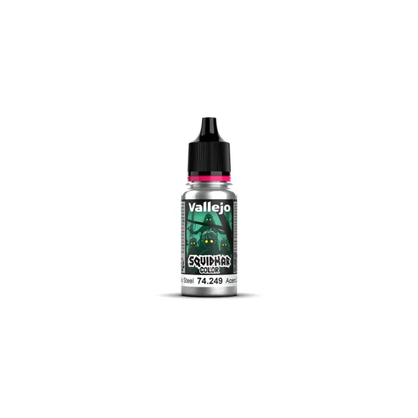 Vallejo - Metallic - Squidmar Color 249 - Godly Steel 18 ml-74249