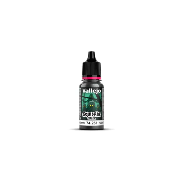 Vallejo - Metallic - Squidmar Color 251 - Dark Steel 18 ml-74251