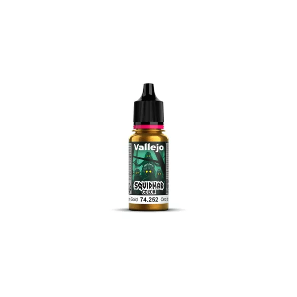Vallejo - Metallic - Squidmar Color 252 - Dragon Gold 18 ml-74252