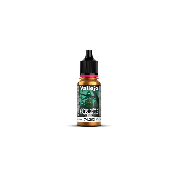 Vallejo - Metallic - Squidmar Color 253 - Demon Gold 18 ml-74253
