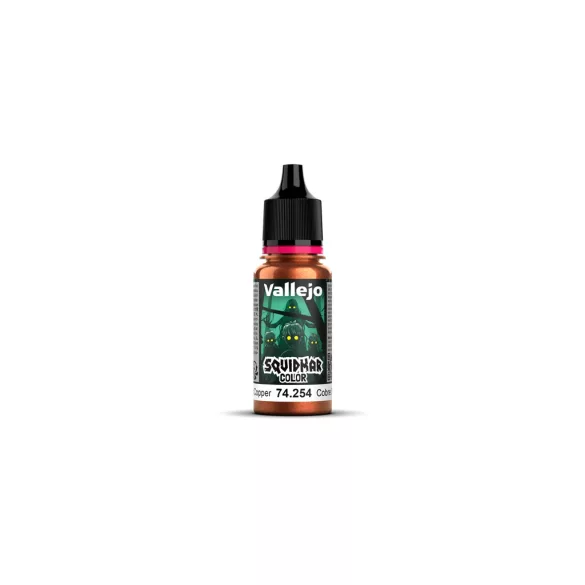 Vallejo - Metallic - Squidmar Color 254 - Graveyard Copper 18 ml-74254
