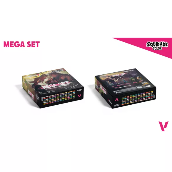 Vallejo - 72 colors set - Squidmar Color - Mega Set (72)-74302