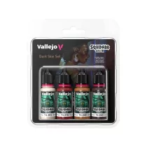 Vallejo - 4 colors set - Squidmar Color - Dark Skin set (4)-74305