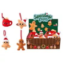 Squeezlings - Plush Figures - Christmas, 10cm (CDU of 20)