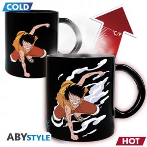One Piece - Mug Heat Change (460ml) - Luffy & Ace-ABYMUGA443_G