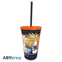 Dragon Ball Z - Tumbler with Straw (470ml) - Super Saiyans-ABYTUM100