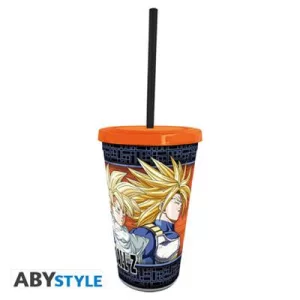 Dragon Ball Z - Tumbler with Straw (470ml) - Super Saiyans-ABYTUM100