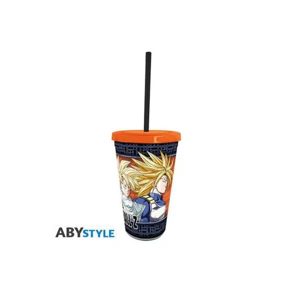 Dragon Ball Z - Tumbler with Straw (470ml) - Super Saiyans-ABYTUM100