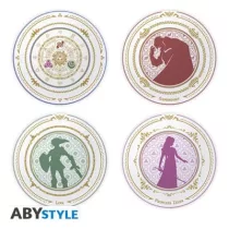 The Legend of Zelda - Set of 4 Plates - Legens of Hyrule-ABYTAB173