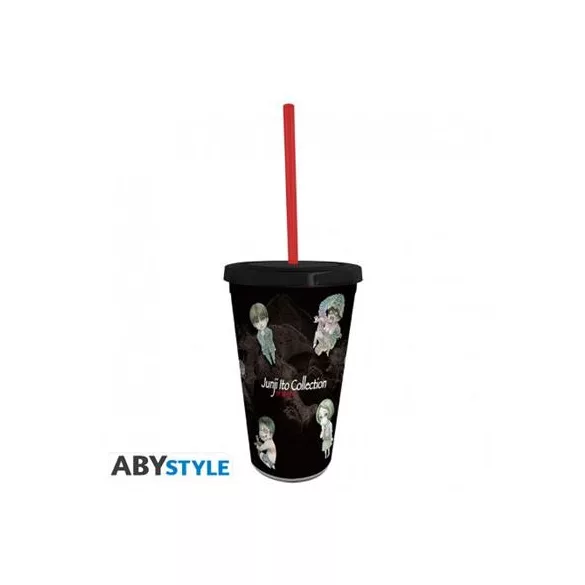 Junji Ito - Tumbler with Straw (470ml) - Chibi Art-ABYTUM050