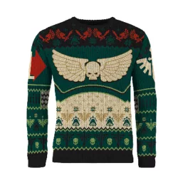 Warhammer 40,000 - Christmas Jumper (Size: XXXXL) - Dark Angels-1196526