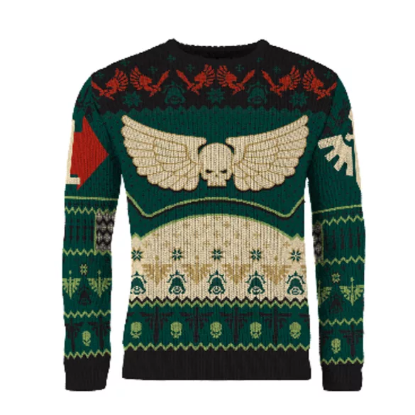Warhammer 40,000 - Christmas Jumper (Size: XXL) - Dark Angels-1190571