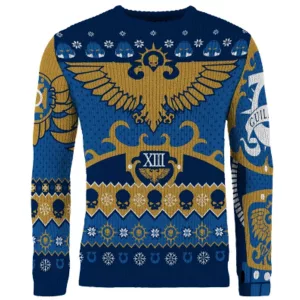 Warhammer 40,000 - Christmas Jumper (Size: M) - Ultramarines-1114938