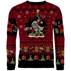 Warhammer 40000 - Christmas Jumper (Size XL) - Red Gobbo-1121030