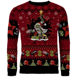 Warhammer 40000 - Christmas Jumper (Size XXL) - Red Gobbo-1121031