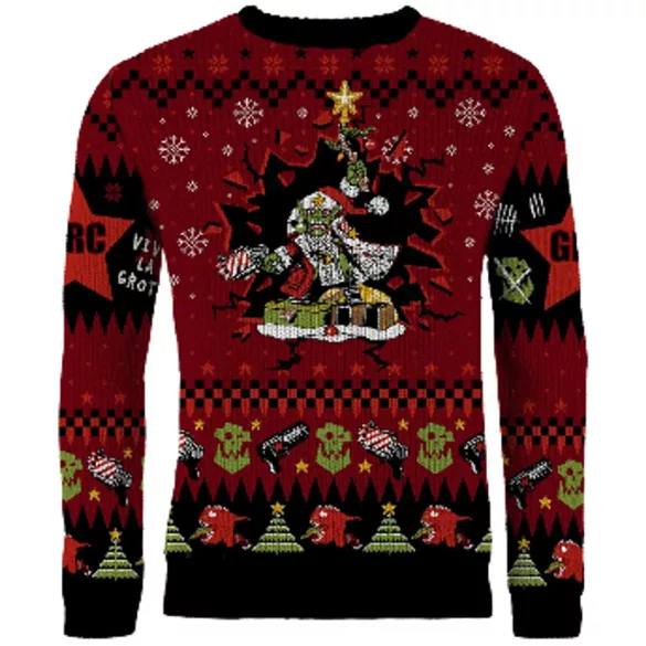 Warhammer 40000 - Christmas Jumper (Size XXL) - Red Gobbo-1121031