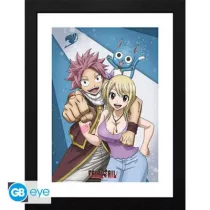 Fairy Tail - Framed Print (30x40cm) - Natsu & Lucy-GBYDCO711