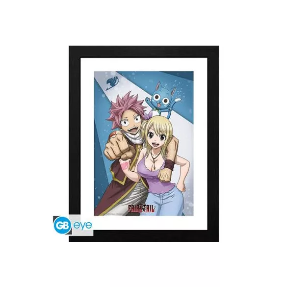 Fairy Tail - Framed Print (30x40cm) - Natsu & Lucy-GBYDCO711