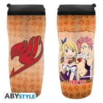 Fairy Tail - Travel Mug - Natsu, Lucy & Emblem-ABYTUM029