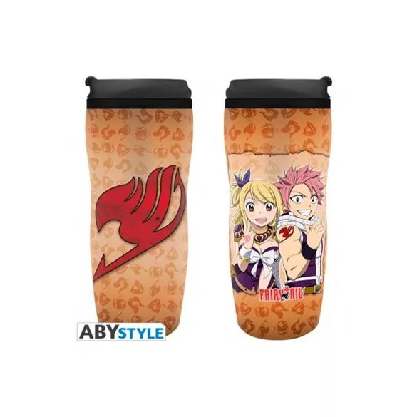 Fairy Tail - Travel Mug - Natsu, Lucy & Emblem-ABYTUM029