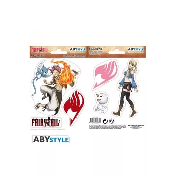 Fairy Tail - Stickers - Natsu, Lucy, Happy & Plue-ABYDCO507