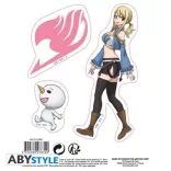 Fairy Tail - Stickers - Natsu, Lucy, Happy & Plue-ABYDCO507