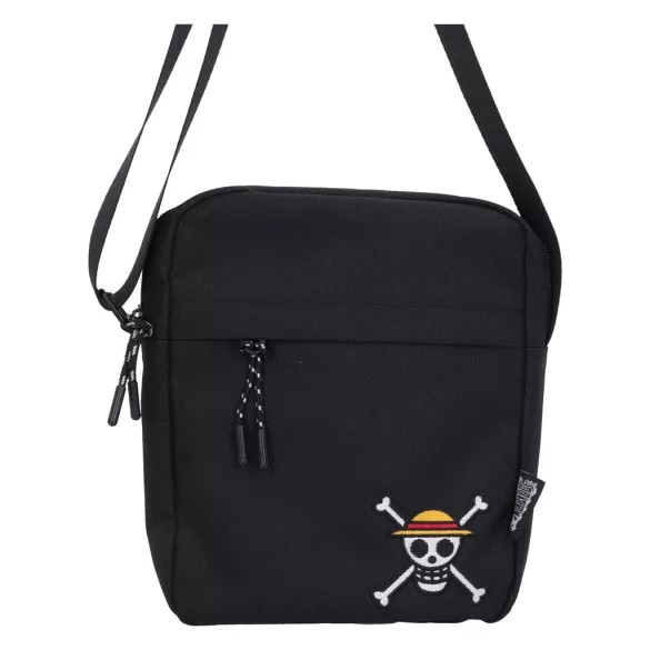 One Piece - Crossbody Bag (Black) - Luffy Jolly Roger-C7784C26