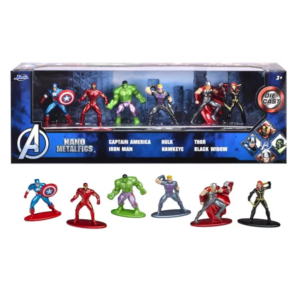 Avengers - Nano Metal Figures, 6-Pack-9335006314R01