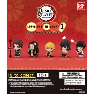 Demon Slayer - Gashapon Blind Box Bags (CDU of 24) - Lets Get In Line-VE95610A