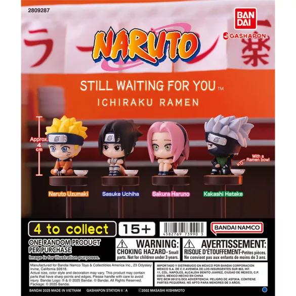 Naruto - Gashapon Blind Box Bags (CDU of 24) - Still Waiting For You-VE87430D