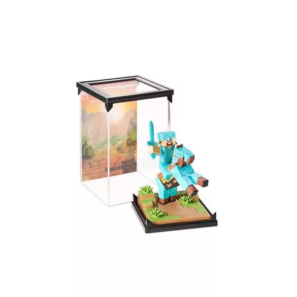 Minecraft - Diorama - Steve in Diamond Armor-NN3735