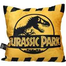 Jurassic Park - Pillow (45x45 cm) - Caution Logo-SDTUNI26246