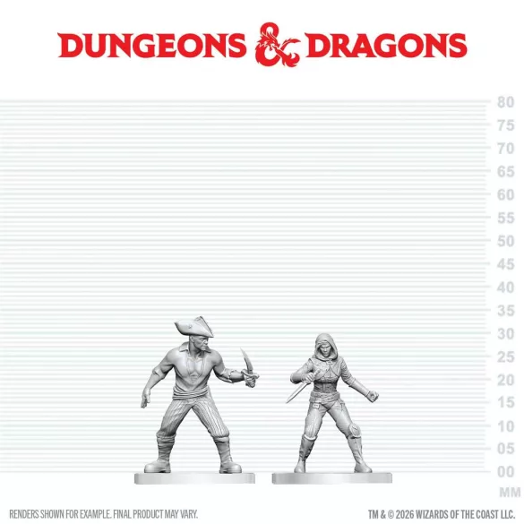 D&D Nolzur's Marvelous Miniatures: Bandit & Pirate-90914