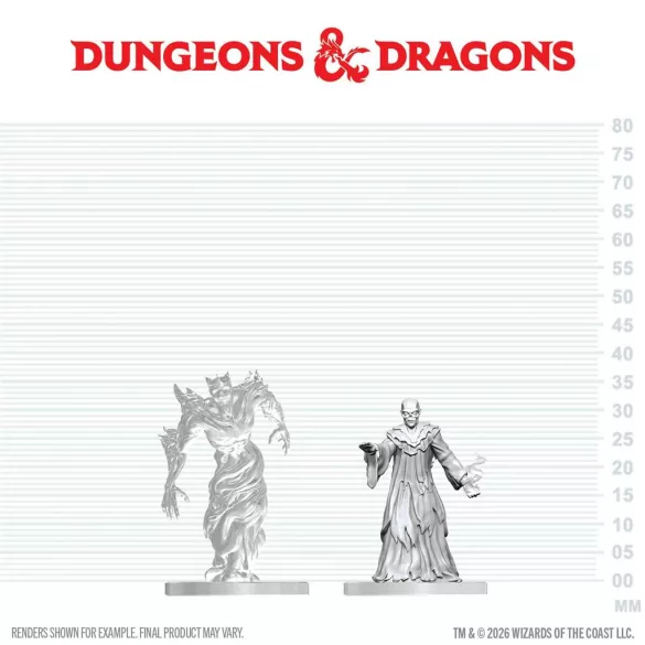 D&D Nolzur's Marvelous Miniatures: Ghast Gravecaller & Wraith-90915