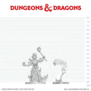 D&D Nolzur's Marvelous Miniatures: Flaming Skeleton & Flameskull-90916