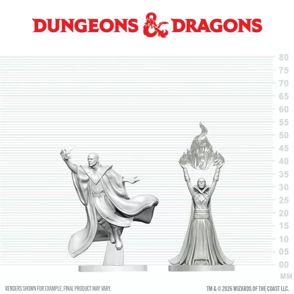 D&D Nolzur's Marvelous Miniatures: Red Wizard Mage & Archmage-90918